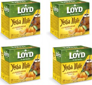 LOYD LOYD Yerba Mate o smaku mandarynki - 80 torebek piramidki 1