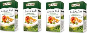 Big Active Herbata Big - Active biała z brzoskwinią i kwiatem pomarańczy 20 torebek - 4szt. 2