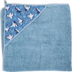 Ceba Ręcznik dla niemowlaka Printed Line Shark 100x100 Ceba 1