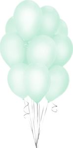 GoDan Balony Beauty&Charm makaronowe zielone 12 10szt.Godan 1