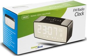 Radiobudzik GreenBlue Bluetooth 4.2 FM Aux-in (GB200) 4