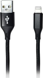Kabel USB Msonic USB-A - Lightning 1 m Czarny (MLU623) 1