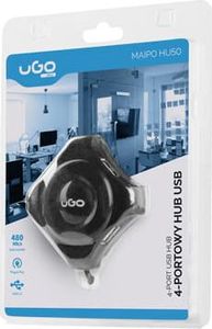 HUB USB uGo 4x USB-A 2.0 (UHU-1689) 4
