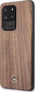Mercedes-Benz Mercedes MEHCS69VWOLB S20 Ultra G988 hard case brązowy/brown Wood Line Walnut 2