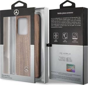 Mercedes-Benz Mercedes MEHCS69VWOLB S20 Ultra G988 hard case brązowy/brown Wood Line Walnut 7