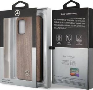 Mercedes-Benz Mercedes MEHCS67VWOLB S20+ G985 hard case brązowy/brown Wood Line Walnut 7
