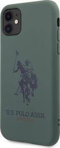 U.S. Polo Assn US Polo USHCN61SLHRGN iPhone 11 zielony/green Silicone Collection 2
