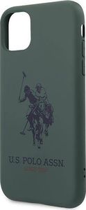 U.S. Polo Assn US Polo USHCN61SLHRGN iPhone 11 zielony/green Silicone Collection 3