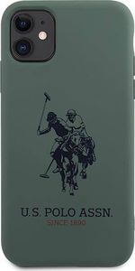 U.S. Polo Assn US Polo USHCN61SLHRGN iPhone 11 zielony/green Silicone Collection 5