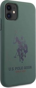 U.S. Polo Assn US Polo USHCN61SLHRGN iPhone 11 zielony/green Silicone Collection 6