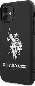 U.S. Polo Assn US Polo USHCN61SLHRBK iPhone 11 czarny/black Silicone Collection 2