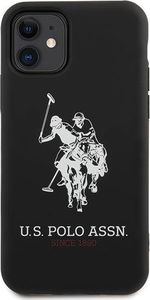 U.S. Polo Assn US Polo USHCN61SLHRBK iPhone 11 czarny/black Silicone Collection 5