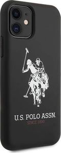 U.S. Polo Assn US Polo USHCN61SLHRBK iPhone 11 czarny/black Silicone Collection 6