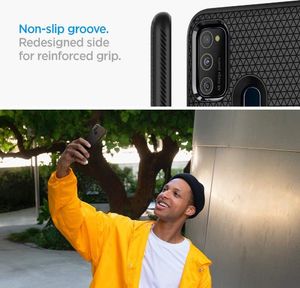 Spigen Spigen Liquid Crystal Samsung M21 M215 czarny/black matteACS0054 7