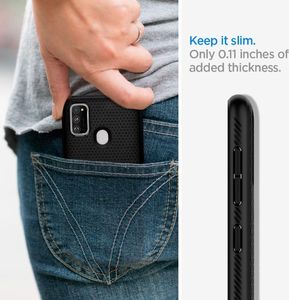 Spigen Spigen Liquid Crystal Samsung M21 M215 czarny/black matteACS0054 8