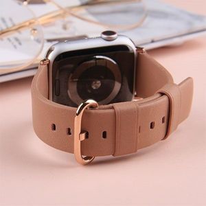 Uniq UNIQ pasek Mondain Apple Watch Series 4 40MM Genuine Leather różowy/coral pink 4