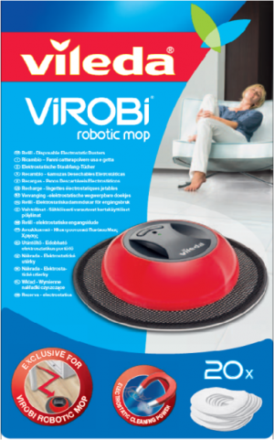 Vileda Wkłady do mopa Virobi 20 sztuk (164278, 164279) 2