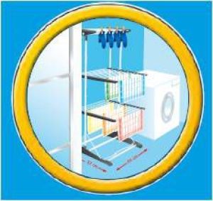 Suszarka na pranie Vileda Viva Dry Multiflex 66cm (132025) 6