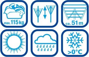 Suszarka na pranie Vileda Viva Air Ultra Light 4