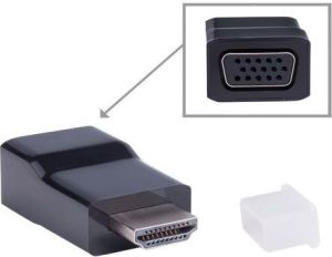 Adapter AV Natec HDMI - D-Sub (VGA) czarny (NKA-0636) 2