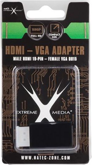 Adapter AV Natec HDMI - D-Sub (VGA) czarny (NKA-0636) 4