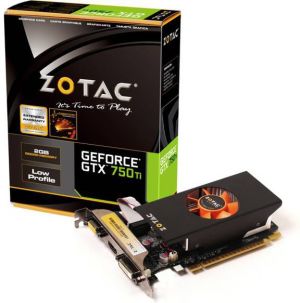 Karta graficzna Zotac GeForce GTX 750 Ti Low Profile, 2GB DDR5 (128 Bit), HDMI, DVI, D-Sub (ZT-70606-10M) 1