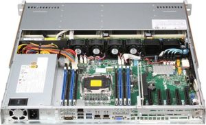 SuperMicro 1U, LGA2011v3, Intel C612, 8xDDR4, 3x3.5 SATA HS, 2xGLAN, IPMI, 4xUSB, 350W (SYS-5018R-M) 1