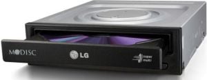 Napęd LG SuperMulti SATA DVD+/-R24x,DVD+RW6x,DVD+R DL 8x, bare bulk, Czarny (GH24NSC0RBBB) 1