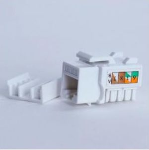 DigitalBOX Moduł keystone UTP cat. 5e (RJ-45) 90° biały (STLKJUC5E90WH) 1