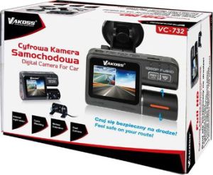 Wideorejestrator Vakoss VC-732, 2"LCD, Full HD, Czarna 2