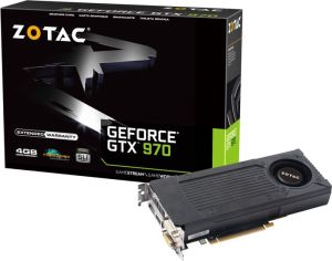 Karta graficzna Zotac GeForce GTX 970 4GB DDR5 (256 bit) HDMI, 2x DVI, DP, Premium Pack (ZT-90105-10P) 1