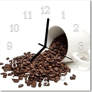 Tulup Zegar ścienny kwadrat Kubek do kawy 30x30 cm -2579254 1