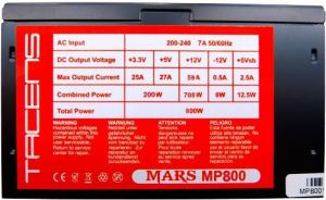 Zasilacz Tacens MARS GAMING MP 800W 85PLUS (TACMARS-MP800) 5