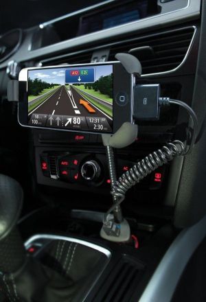 Ładowarka Ansmann Ładowarka samochodowa z uchwytem big 3