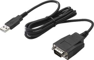 Kabel USB HP USB-A - RS-232 Czarny (J7B60AA) 1