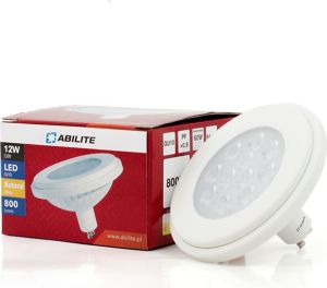 Abilite AR111 GU10, Biały Naturalny, 12W/230V, 800lm, kąt św. 35°, sufitowa (5901583544866) 2