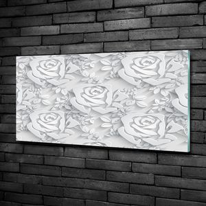 Tulup Obraz duży na ścianę Róże wzór 100x50 cm - 76755101 2