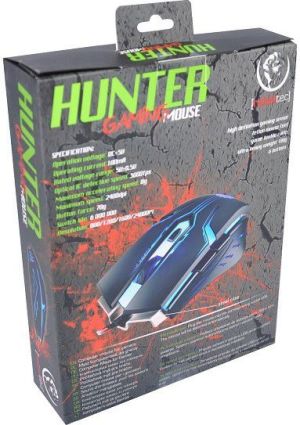 Mysz Rebeltec Hunter Czarno-niebieska (HUNTER) 3