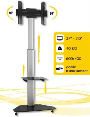 Techly Stojak podłogowy ICA-TR3 37'' - 70'' 3