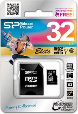 Karta Silicon Power MicroSDHC 32 GB  (SP032GBSTHDU3V10-SP) 1