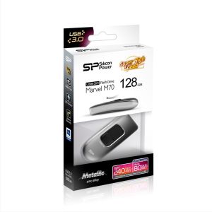 Pendrive Silicon Power Marvel M70 Silver 64GB (SP064GBUF3M70V1S) 4