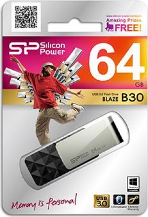 Pendrive Silicon Power Blaze B30, 128 GB  (SP128GBUF3B30V1K) 5