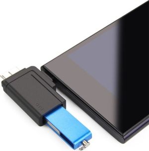Adapter USB Unitek USB A - micro USB B (Y-A021BK) 3