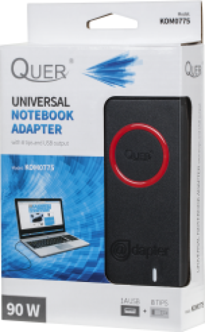 Zasilacz do laptopa Quer 90 W, 1.8 A, 24 V (KOM0775) 2