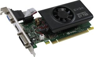 Karta graficzna EVGA GeForce GT 730 2GB GDDR5 (64 bit) D-Sub, DVI, HDMI (6402G-P3-3733-KR) 3