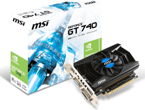 Karta graficzna MSI GeForce GT 740 2GB DDR3 (128 bit) D-Sub, DVI, HDMI (N740-2GD3) 1