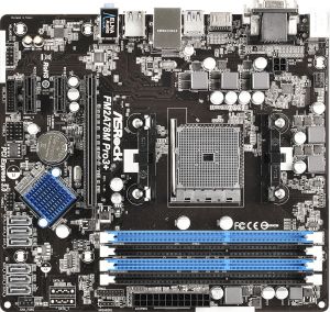 Płyta główna ASRock FM2A78M Pro3+, FM2+, AMD A78, VGA, GLAN, SATA3, USB3, RAID, DDR3 (FM2A78M PRO3+) 2