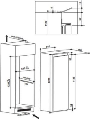 Lodówka Whirlpool ARG 760 A+ 2