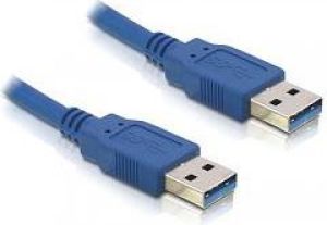 Kabel USB Delock USB-A - USB-A 3 m Niebieski (82536) 1