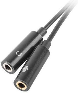 Kabel Natec Jack 3.5mm - Jack 3.5mm x2 0.2m czarny (NKA-0639) 5